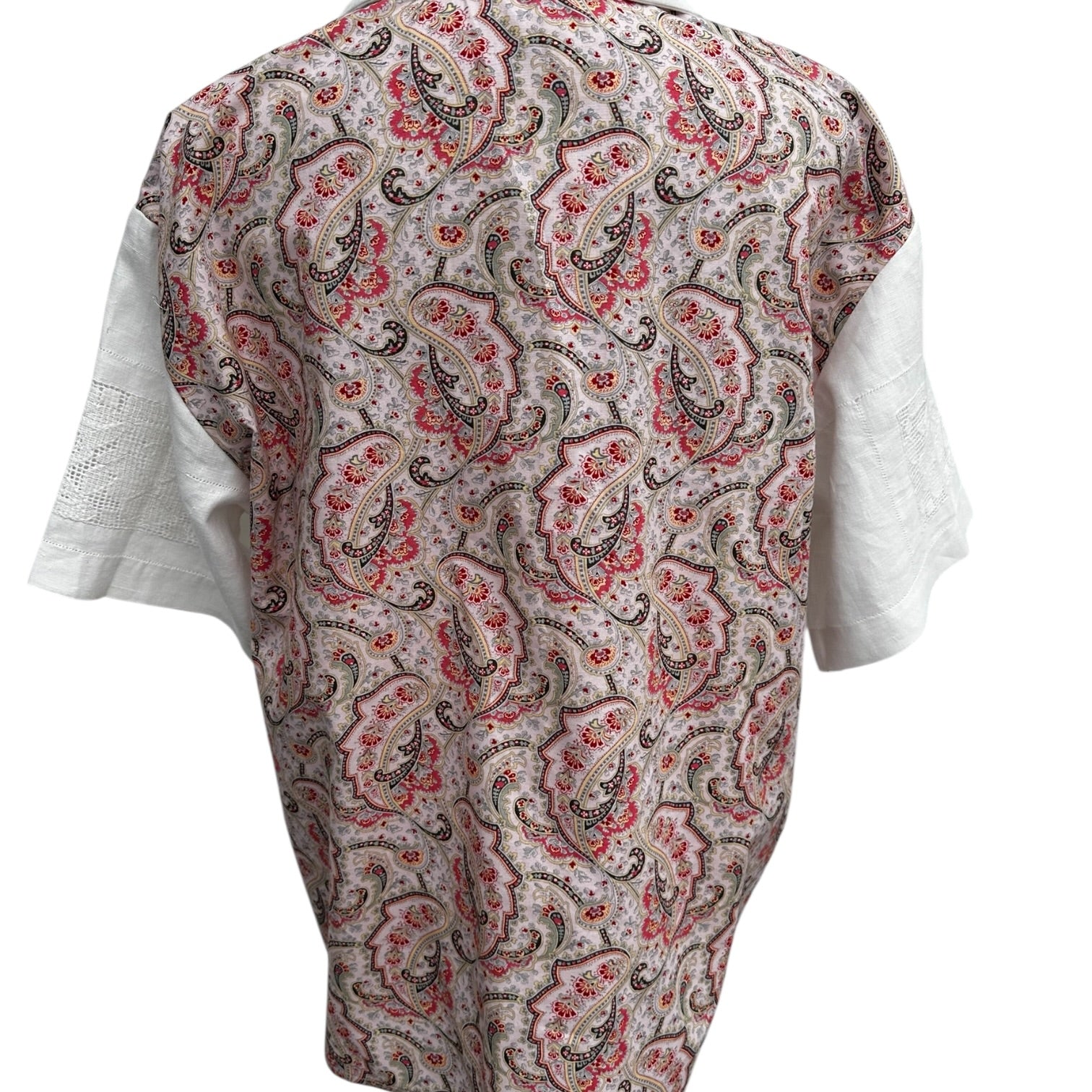 Vintage Paisley Cotton Back – One of a Kind Handmade Shirt by Fabric & Soul, Cape Cod