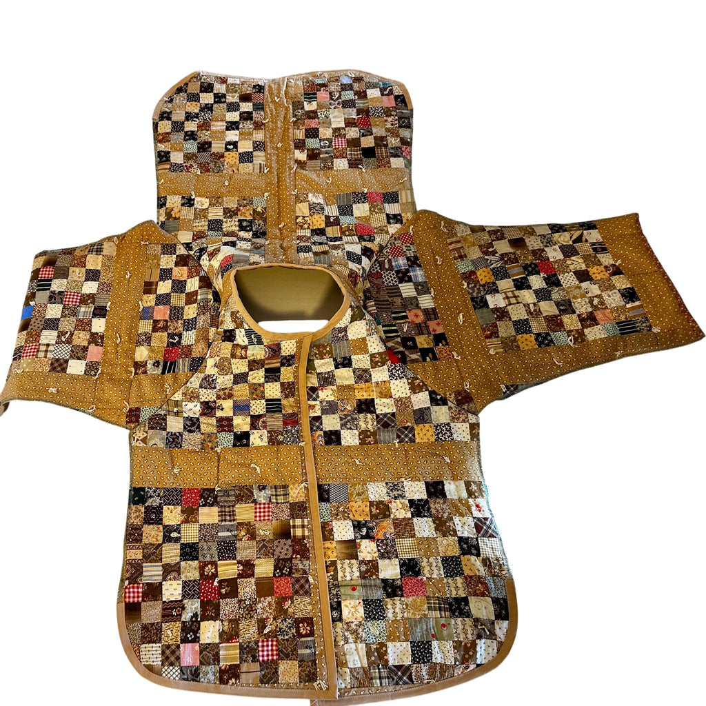 The Postage Stamp Quilt Coat – Early 1900s Wearable Art | Women's Small