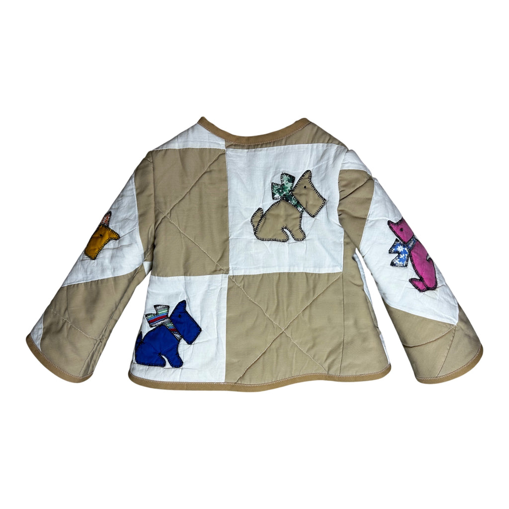 Child's Scotty Dog Quilted Coat – Size 5