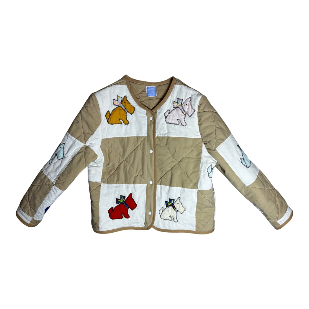 Adult's Scotty Dog Quilted Coat – Size M/L