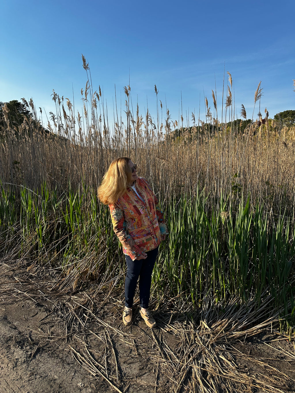 Fall for the Colors quilted coat — handmade in Cotuit by Fabric & Soul