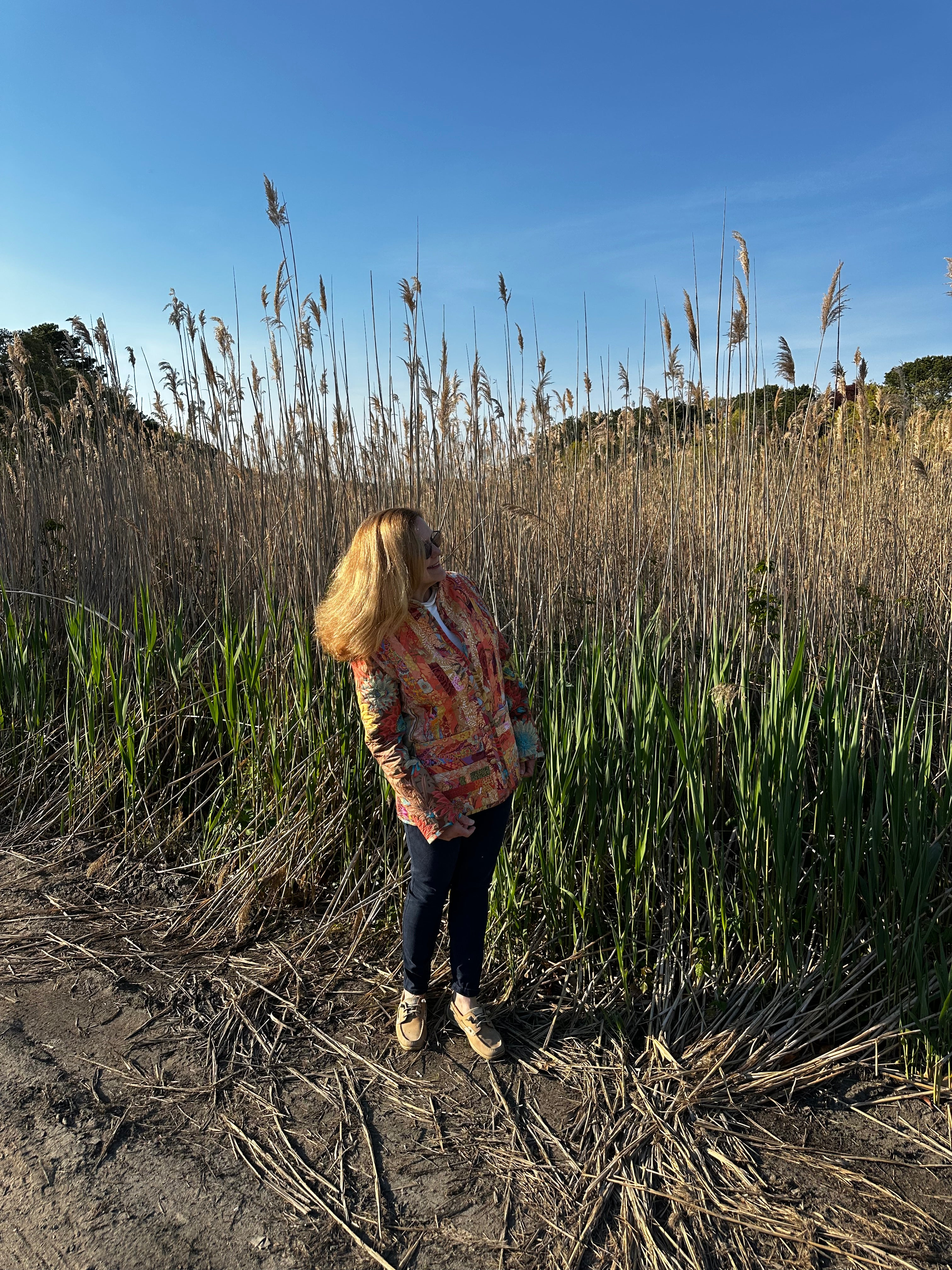Fall for the Colors quilted coat — handmade in Cotuit by Fabric & Soul