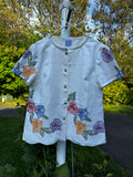 Vintage Linen Embroidered Shirt – One of a Kind