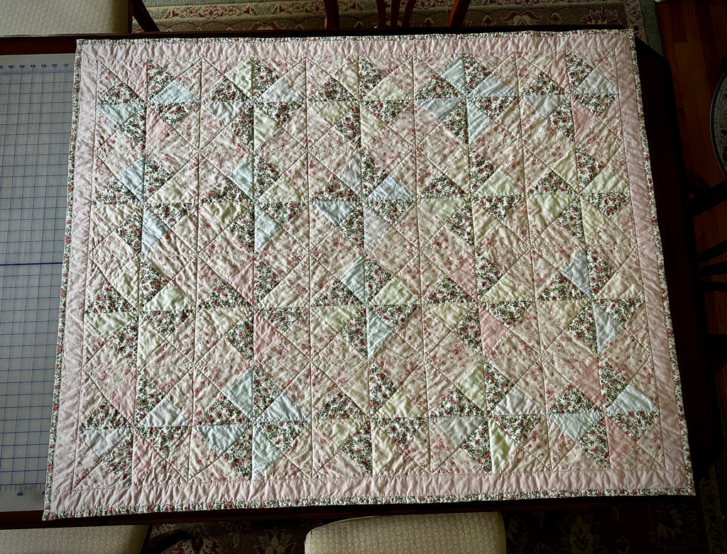Butterflies & Whirligigs – Heirloom Baby Quilt
