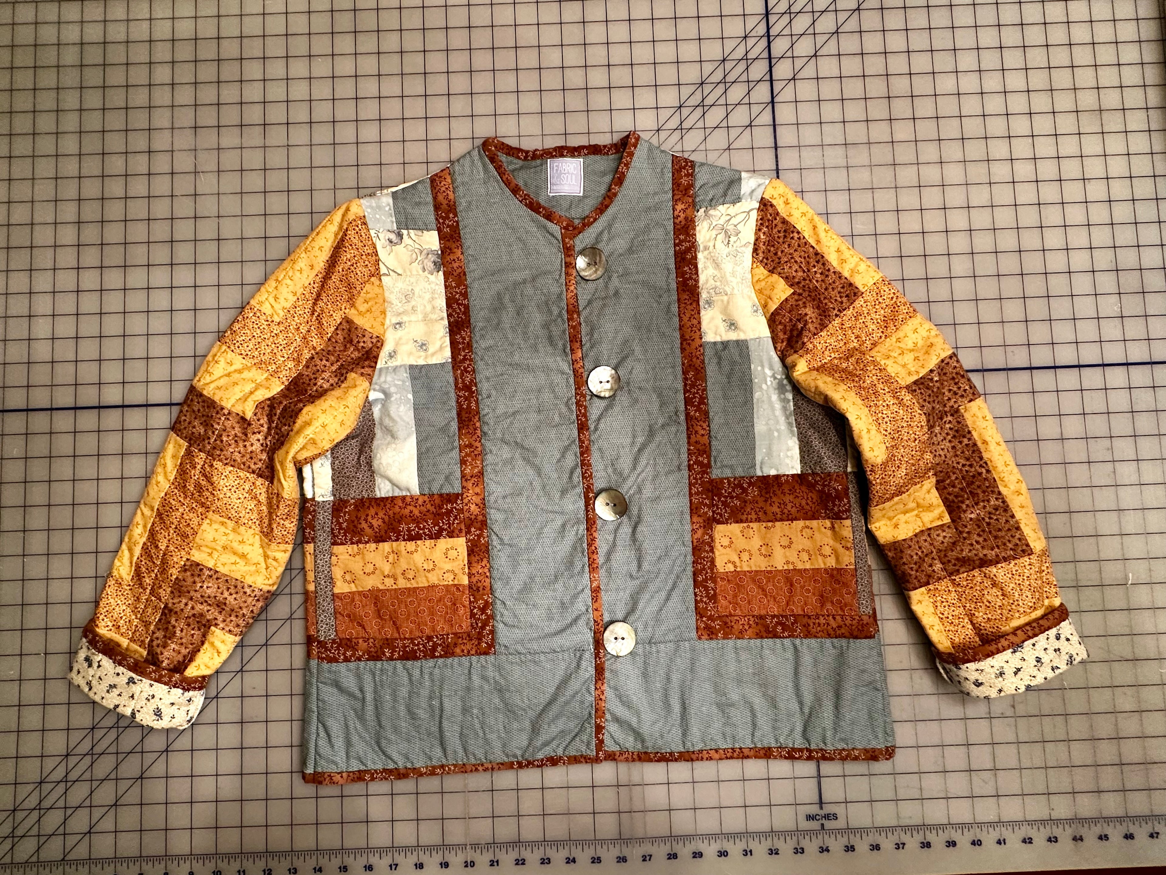 Vintage Wall Hanging Quilted Jacket — Women's Large