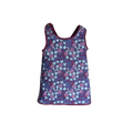 Front view of elegant wrap-style jumper for children
